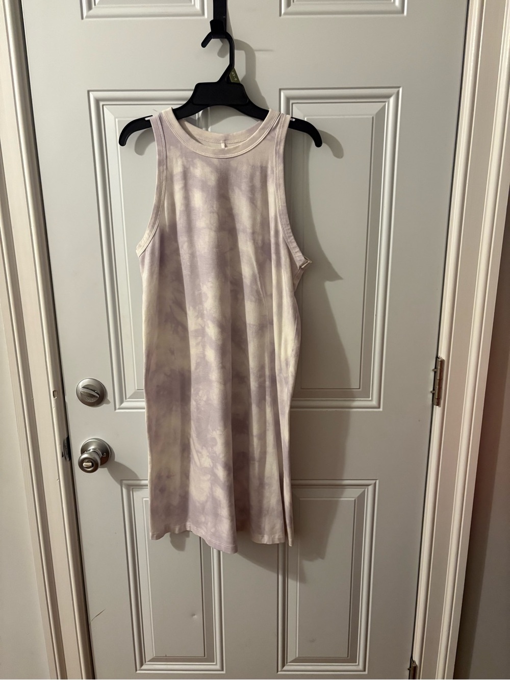 a new day Lavender Tie-Dye Sleeveless Midi Shift Dress